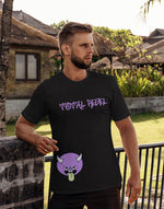 Men's black total rebel graphic printed tshirt