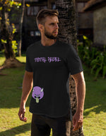 Men's black total rebel graphic printed tshirt