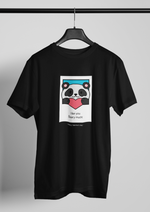 Valentines day I like you beary much graphic printed Round Neck tshirt