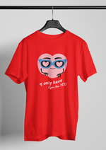 Valentines day I only have eyes for you graphic printed Round Neck tshirt