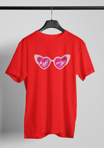 Valentines day We loved each other graphic printed Round Neck tshirt