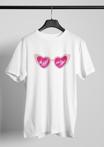 Valentines day We loved each other graphic printed Round Neck tshirt