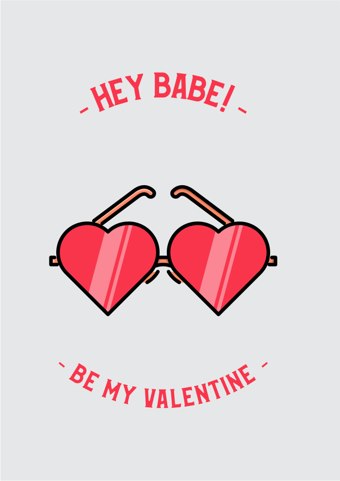 Valentines day Hey babe be my valentine graphic printed Oversized tshirt