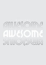 Awesome graphic printed round neck tshirt