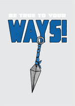 Be true to your ways graphic printed round neck tshirt