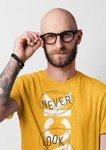 Never look back graphic printed round neck tshirt