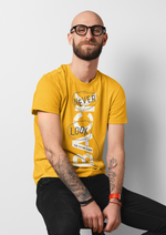 Never look back graphic printed round neck tshirt