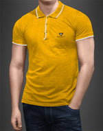 Men's Black polo Neck T-shirt