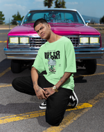 Unisex Sage green Not to be ok graphic printed Oversized tshirt