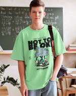 Unisex Sage green Not to be ok graphic printed Oversized tshirt