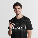 Awesome graphic printed round neck tshirt