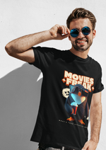Movie freak graphic printed round neck tshirt