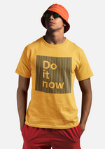Do it now graphic printed round neck tshirt