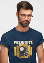 Felinoite graphic printed round neck tshirt