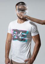 Be yourself graphic printed round neck tshirt