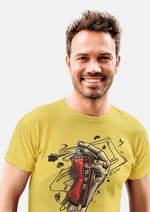 Pro graphic printed round neck tshirt