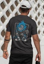 Men's black young flames graphic tshirt