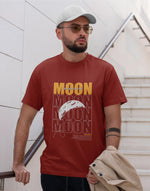 Men's maroon chandrayaan graphic printed tshirt