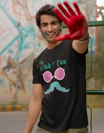 Unisex Black the holi crew printed tshirt