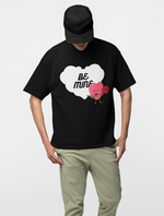 Valentine's day Be mine graphic printed Oversized tshirt