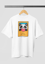 Valentines day I like you beary much graphic printed Oversized tshirt