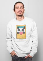 Valentines day I like you beary much graphic printed Sweatshirt