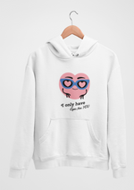 Valentines day I only have eyes for you graphic printed Hoodie