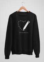Valentines day Lets draw some future graphic printed Sweatshirt