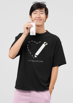 Valentines day Lets draw some future graphic printed Oversized tshirt