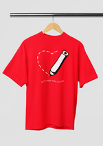 Valentines day Lets draw some future graphic printed Oversized tshirt