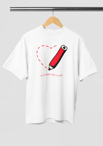 Valentines day Lets draw some future graphic printed Oversized tshirt