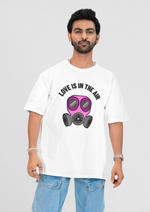 Valentines day Love is in the air graphic printed Oversized tshirt