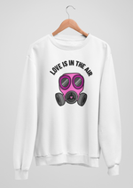 Valentines day Love is in the air graphic printed Sweatshirt