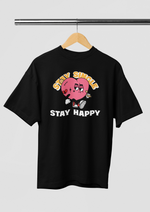 Valentines day Stay single stay happy graphic printed Oversized tshirt