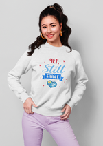 Valentines day Yep still single graphic printed Sweatshirt