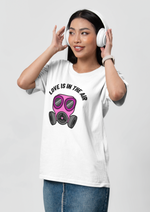 Valentines day Love is in the air graphic printed Oversized tshirt