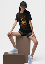 Valentine's day You_re my other half graphic printed Oversized tshirt