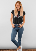 Be you graphic printed round neck tshirt
