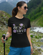 Women's Black be Beautiful graphic printed tshirt