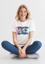 Be yourself graphic printed round neck tshirt