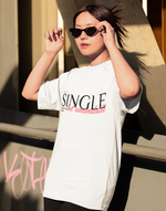 Women's Black Single but unavailable graphic printed Oversized tshirt