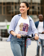 Women's White Together We can rule the world graphic printed tshirt