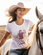 Women's White be bold be strong graphic printed tshirt