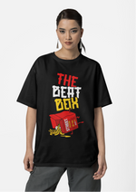 The beat box graphic printed Oversized tshirt