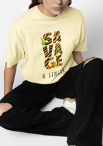 Savage graphic printed Oversized tshirt