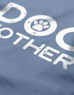 Women's sky blue dog mother graphic printed tshirt