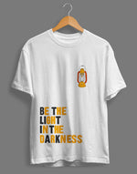 Women's white be the light graphic printed tshirt