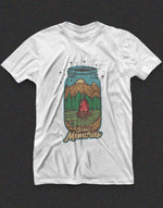 Women's white collect memories graphic printed tshirt